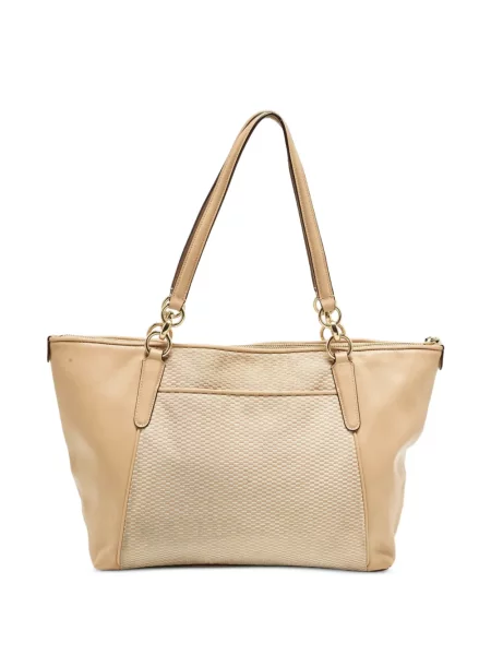 Bőr shopper táska Coach