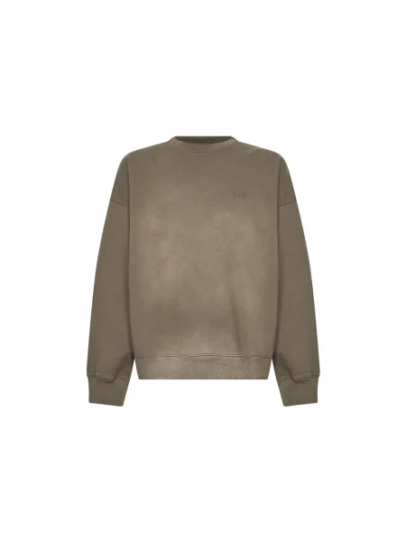 Bluza nierozpinana Golden Goose retro z okrągłym dekoltem beżowa
