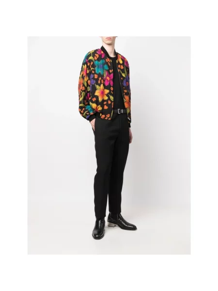 Kurtka bomber Saint Laurent typu teddy