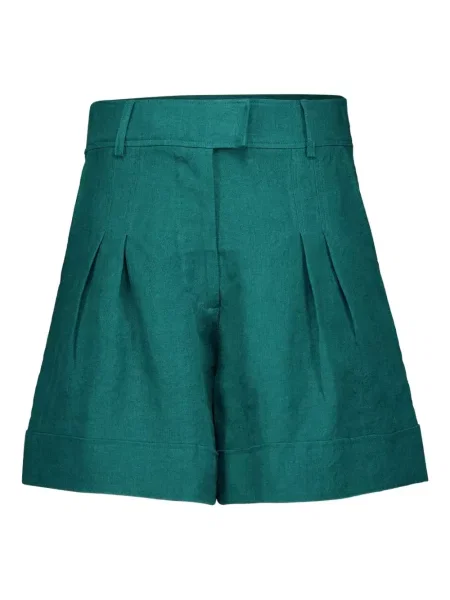 Pantaloni scurți Paula plisate verde