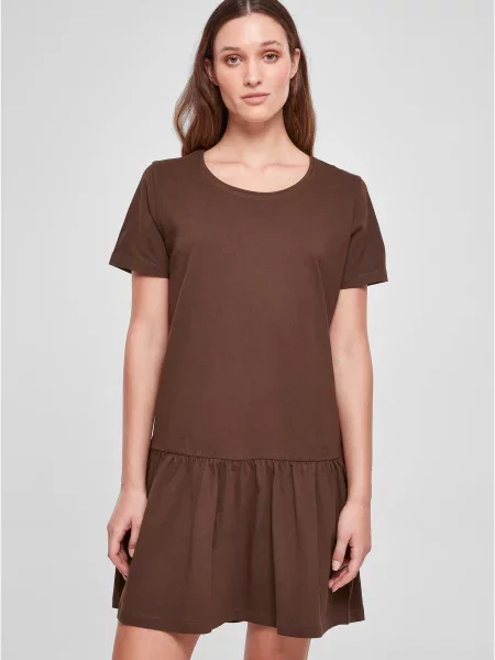 Rochie tip cămașă Urban Classics maro