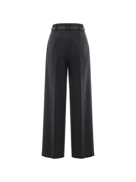 Pantaloni Max Mara de lână gri