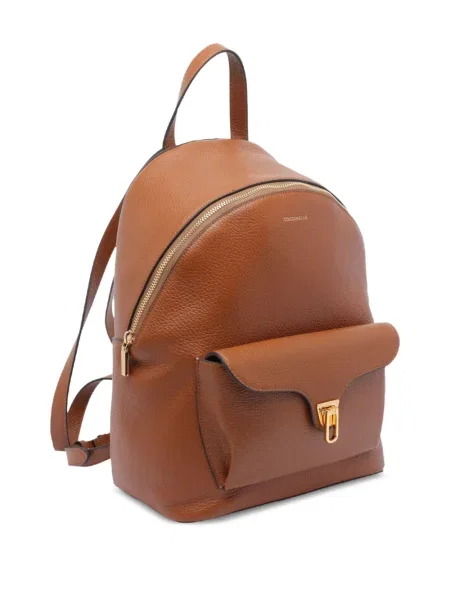 Rucsac Coccinelle din piele maro