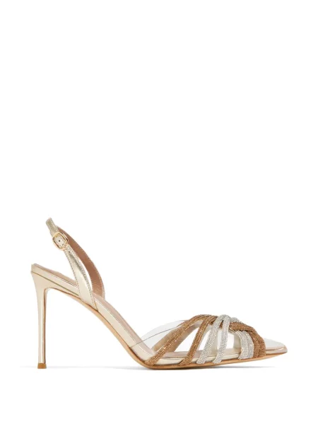 Мюли Nicoli с кристали бяло