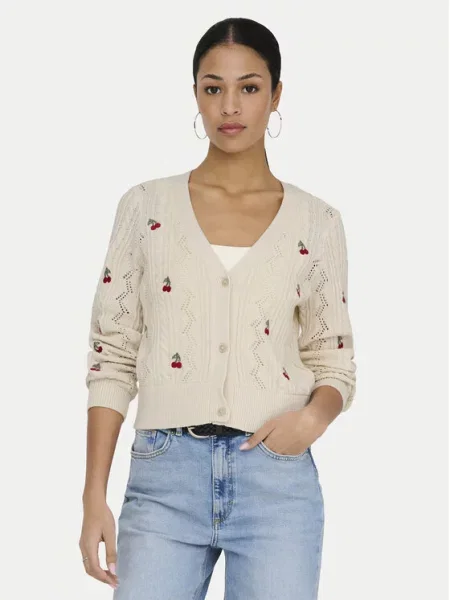 ONLY Кардиган Birtie бежевий