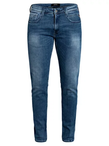 Replay Jeansy Anbass Slim Fit blau niebieskie