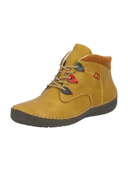 Botine Rieker galben