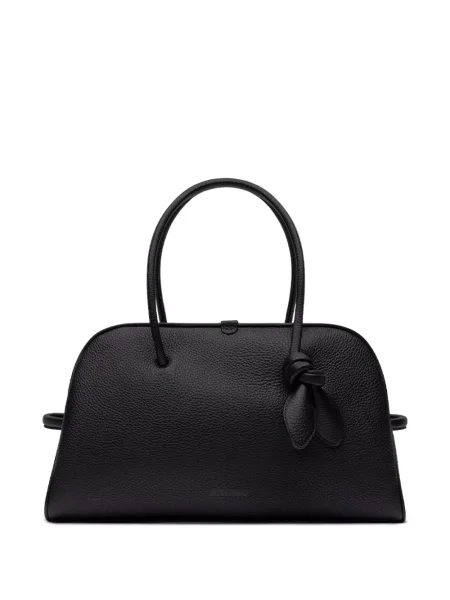 Kožená taška Jacquemus černá