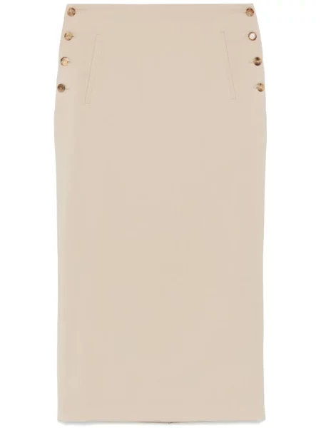 Spódnica midi Moschino wełniana do kolan