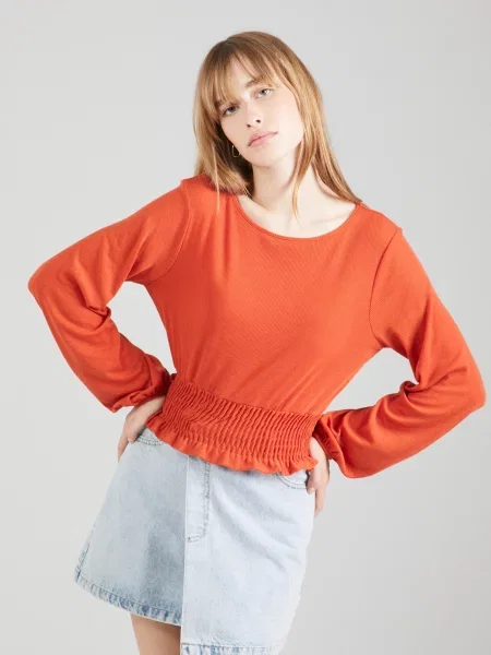 ABOUT YOU Tricou Gitta ruginiu roșu