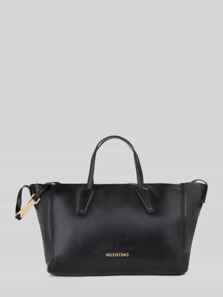 Valentino Bags torebka shopper z imitacji skóry ALURA RE czarna