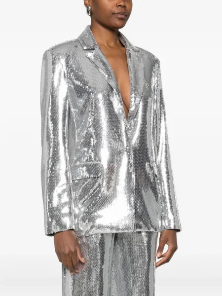 Sacou Patrizia Pepe argintiu