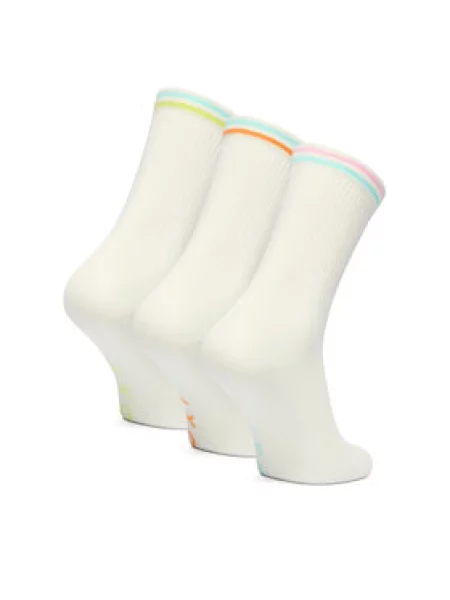 Roxy Dolge nogavice 3 PACK bela