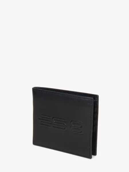 Кожаный кошелек Es8 черный