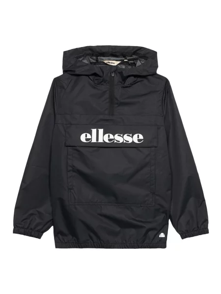 ELLESSE Geacă de primăvară-toamnă Plazo negru alb