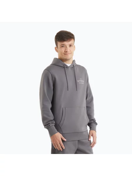 Mikina Pitbull Sampson Hooded Sweatshirt graphite šedá