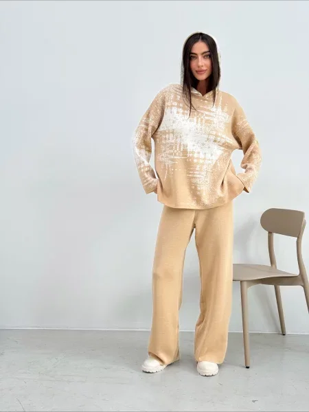 Вовняні Штани ART KNIT бежевий