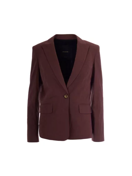 Marynarka Pinko ze stretchu brązowa