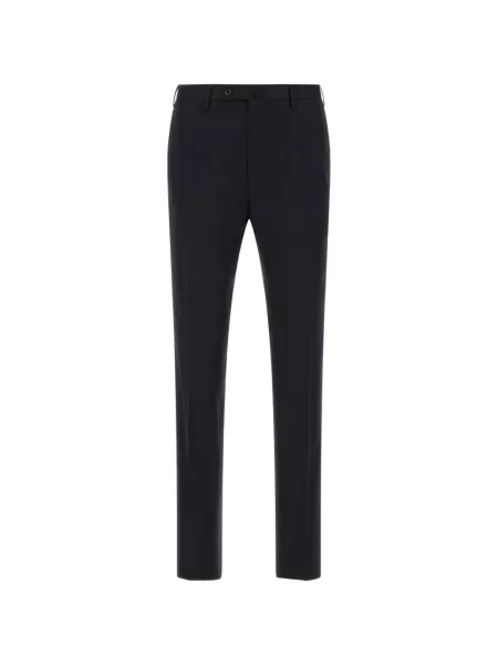 Pantaloni Incotex fără toc albastru
