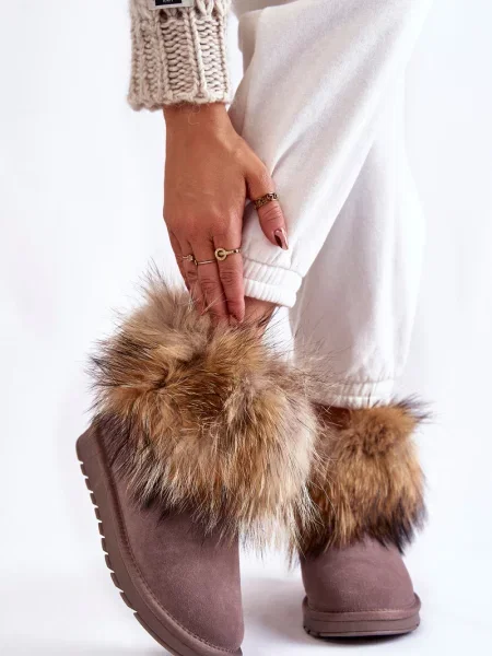 Čevlji do gležnjev Boto rjava