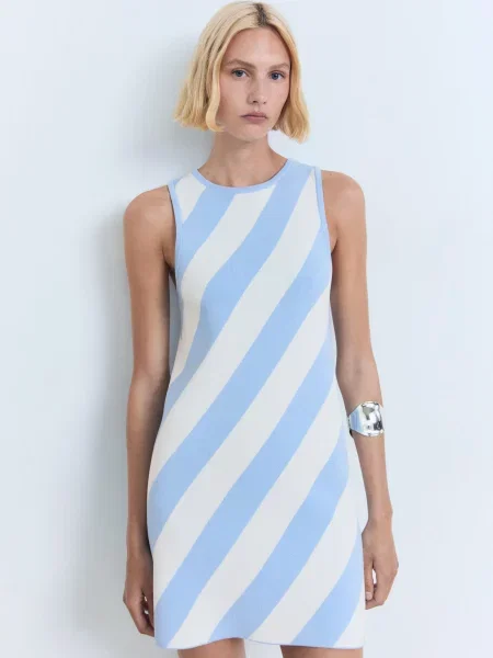 Сукня міні MANGO блакитний