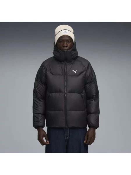 PUMA kurtka puchowa z kapturem Odzież S czarny