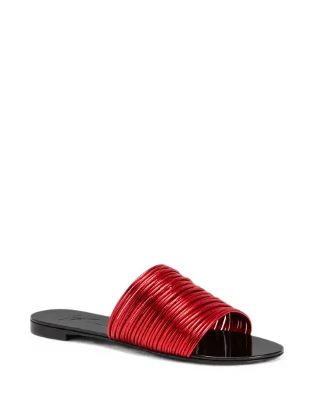 Sandale Giuseppe Zanotti din piele roșu
