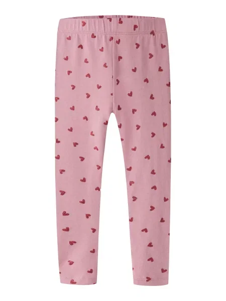 NAME IT Leggings NMFVIVIAN mov pastel / carmin roșu