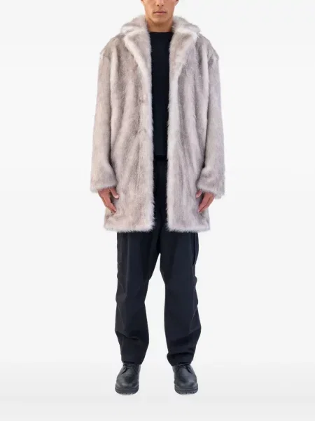 Palton de blană Unreal Fur gri
