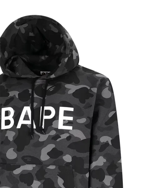 Hoodie A Bathing Ape® με σχέδιο μαύρο