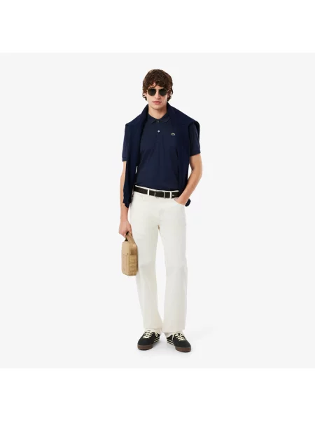 Поло Lacoste синее