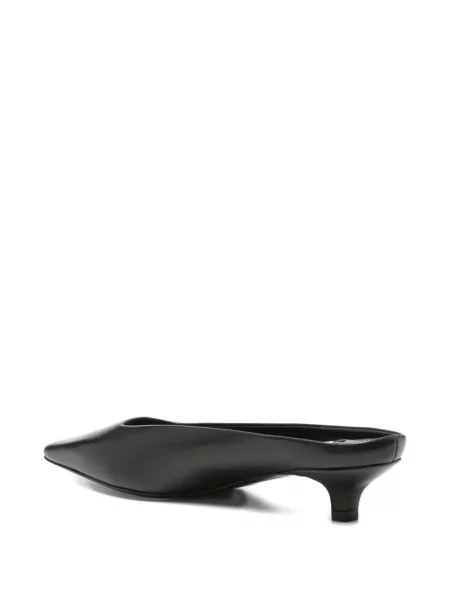 Papuci tip mules Toteme din piele negru