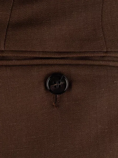 Kalhoty Gabriele Pasini hnědé