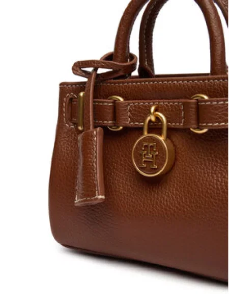 TOMMY HILFIGER Kabelka koňaková hnedá