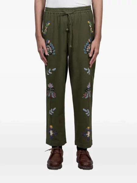 Kalhoty Baziszt zelené