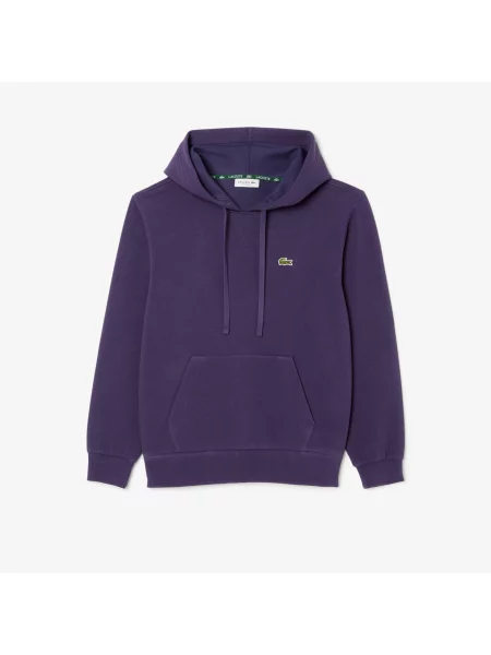 Lacoste Bluza Z Kapturem Relaxed Fit fioletowa