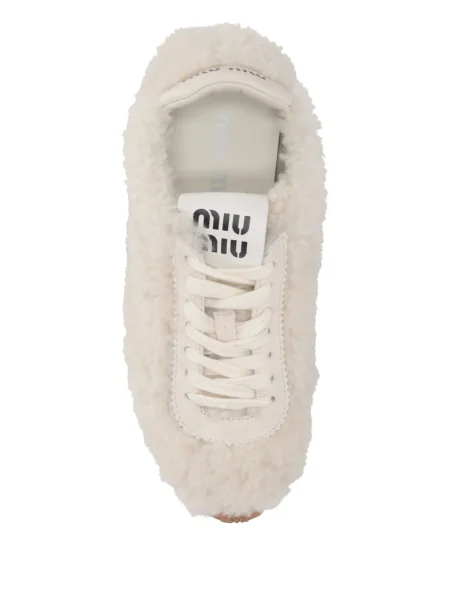 Fűzős csipkés sneaker Miu Miu