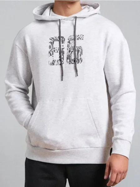 Sinsay Bluza hoodie szary