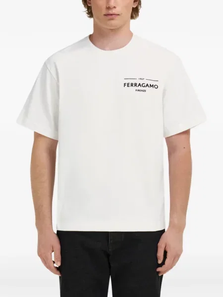 Tricou Ferragamo cu autograf alb