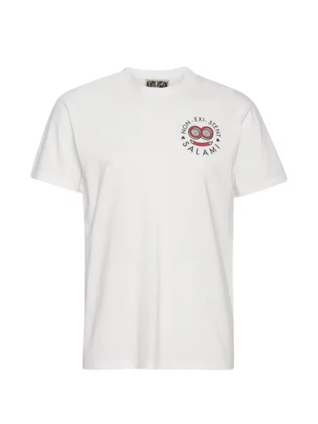 Tricou Henrik Vibskov cu imagine alb