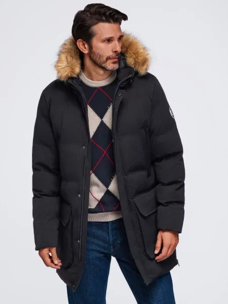 Parka Ombre crna
