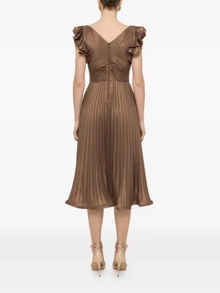 Rochie midi Nissa maro