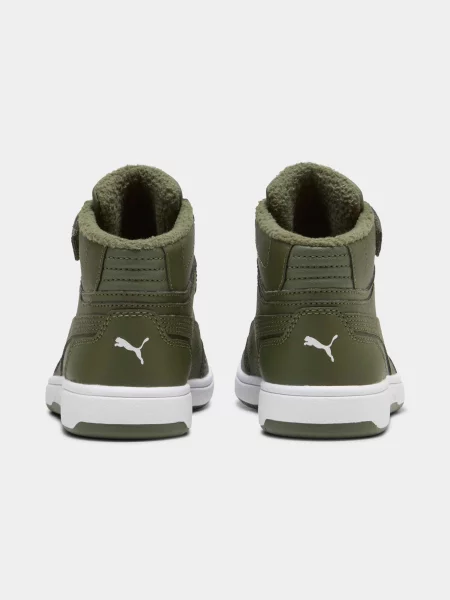 Детские кеды Puma зеленые