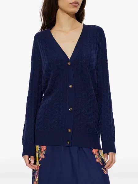 Cardigan Etro de lână albastru