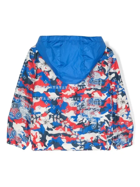 Kurtka dziecięca Moncler Enfant niebieska