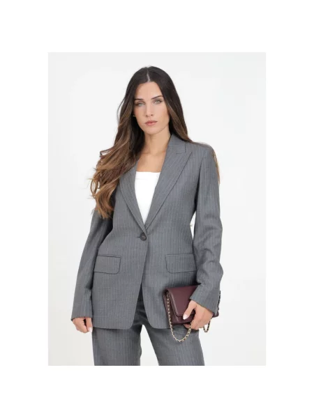 Marynarka Max Mara wełniana szara