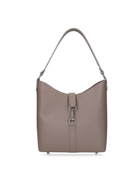 Toscanio Сумка Шкіра бежевий