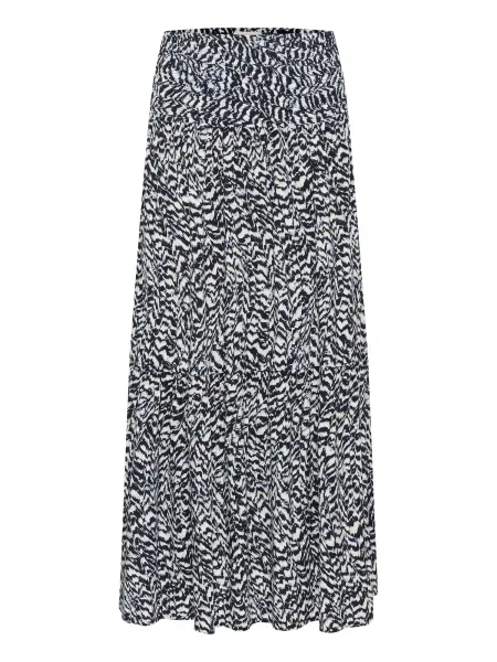 Kaffe Fustă deschis / bleumarin / albastru deschis bej