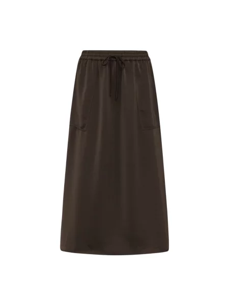 Spódnica midi Lollys Laundry brązowa