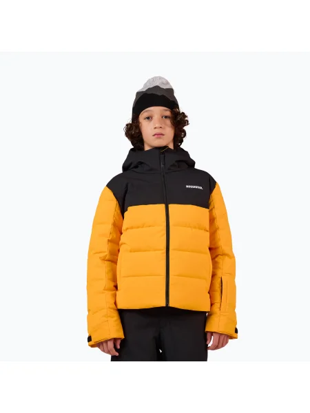 Gyerek sídzseki Rossignol Siz Quiled saffron yellow. Méret: sárga